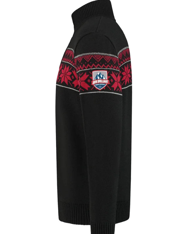 Norwegian Mens Pullover Ullgenser, black