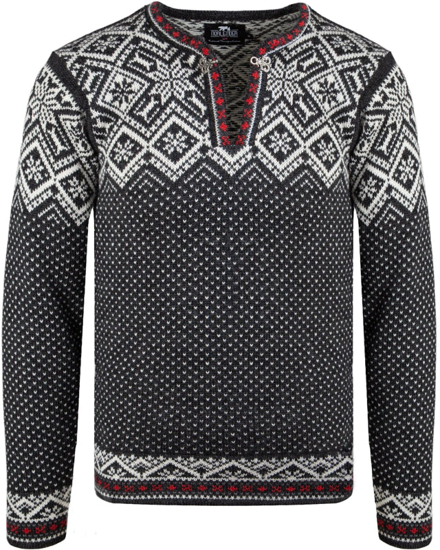 Retro Norwegian sweater, Charcoal