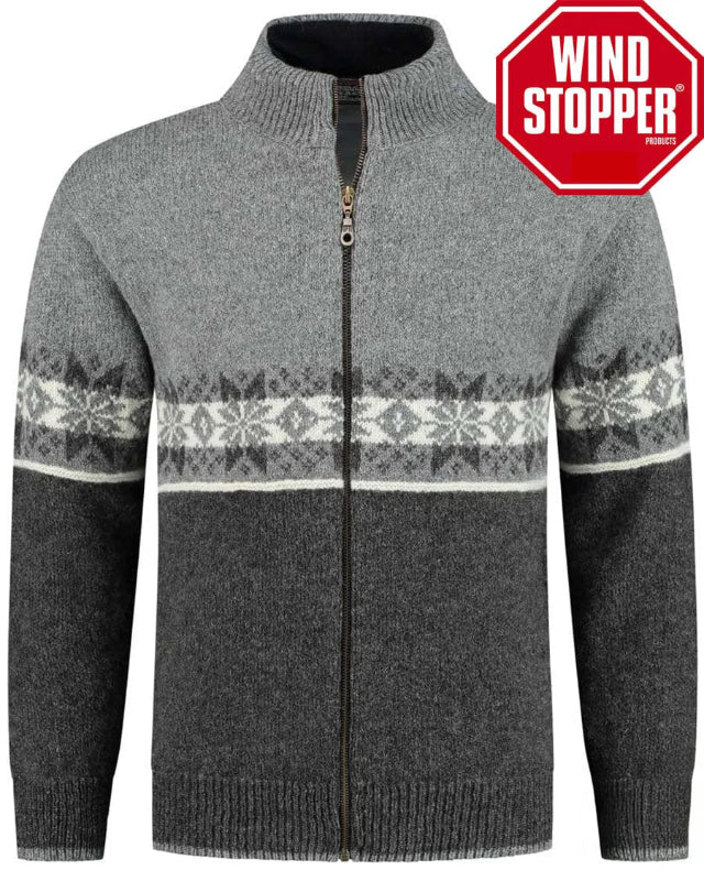 Scandinavian cardigan in 100% pure wool