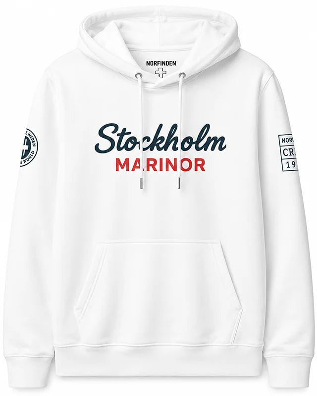 Stockholm Mariner Eco Hoodie – Scandinavian Comfort, White