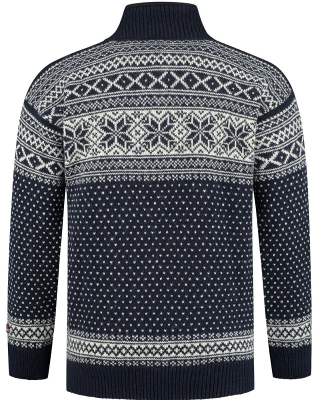 Sweater made of 100% pure new Norwegian wooll, Darkblue