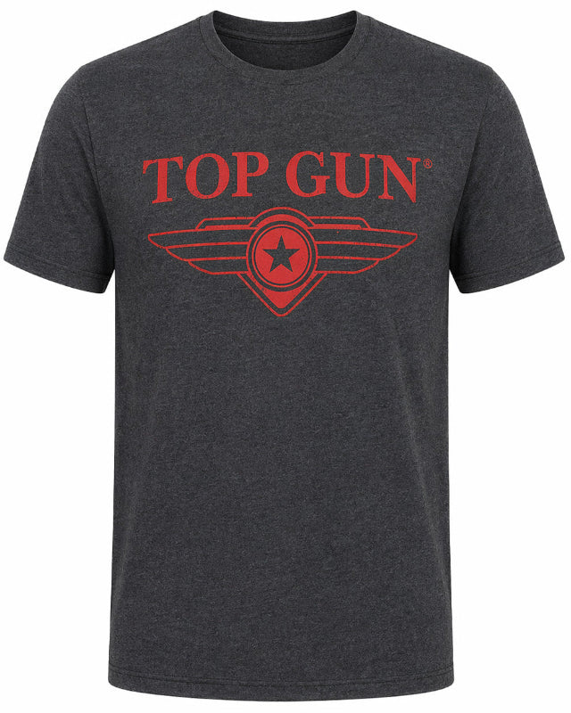 Top Gun "Cloudy" T-shirt, darkgrey front