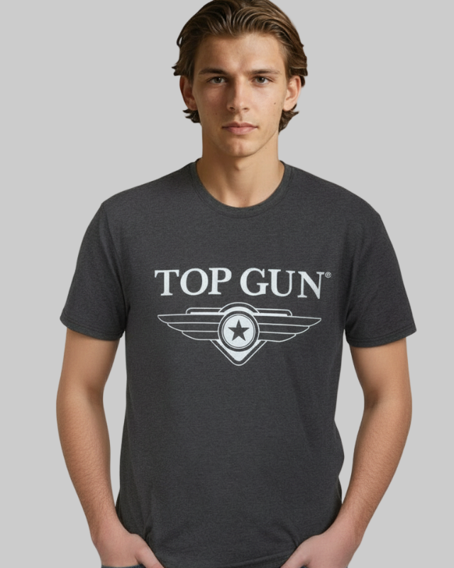 Top Gun "Cloudy" T-shirt, darkgrey