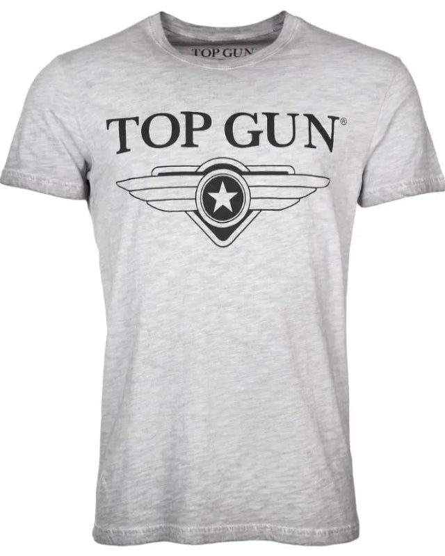 Top Gun "Cloudy" T-shirt, grey Mixed front