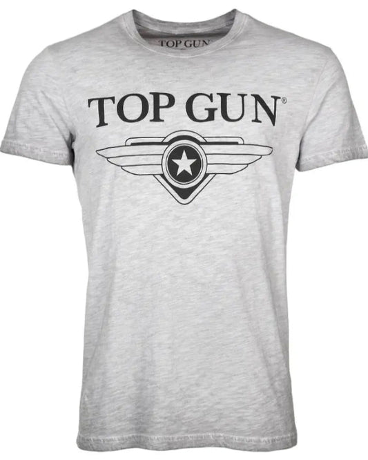 Top Gun "Cloudy" T-shirt, grey Mixed front