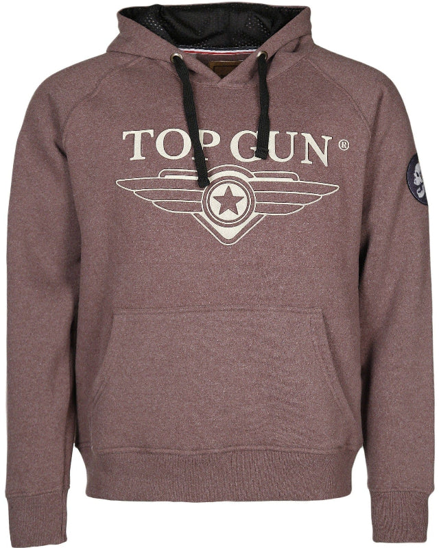 Top Gun "Logo TST" hoodie with patches on the sleeve