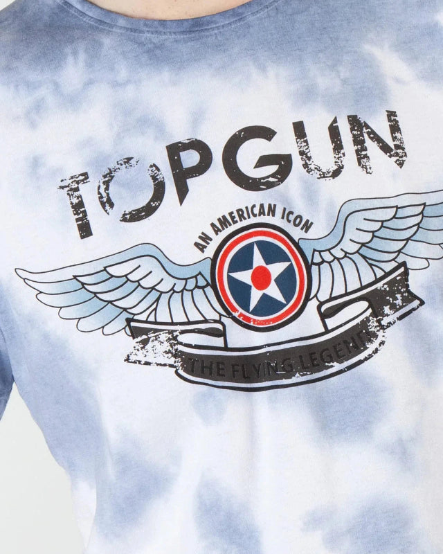 Top Gun T-Shirt "American Icon" camouflage, Navy