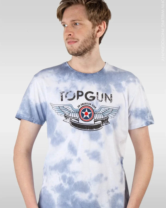 Top Gun T-Shirt "American Icon" camouflage, Navy