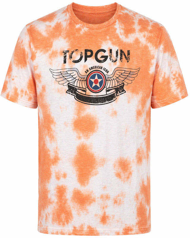 Top Gun T-Shirt "American Icon" camouflage, Orange
