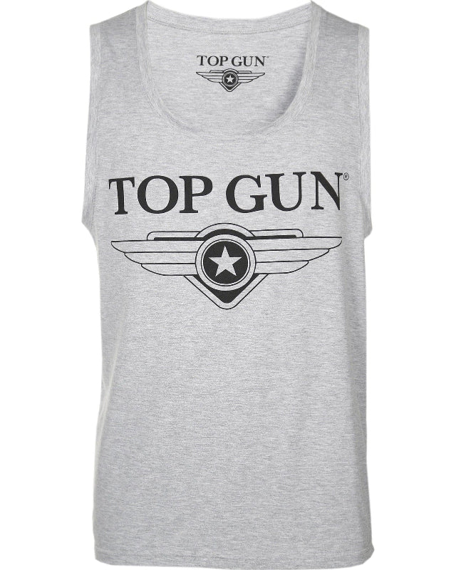 Top Gun "Truck" Sleeveless t-shirt, light Grey