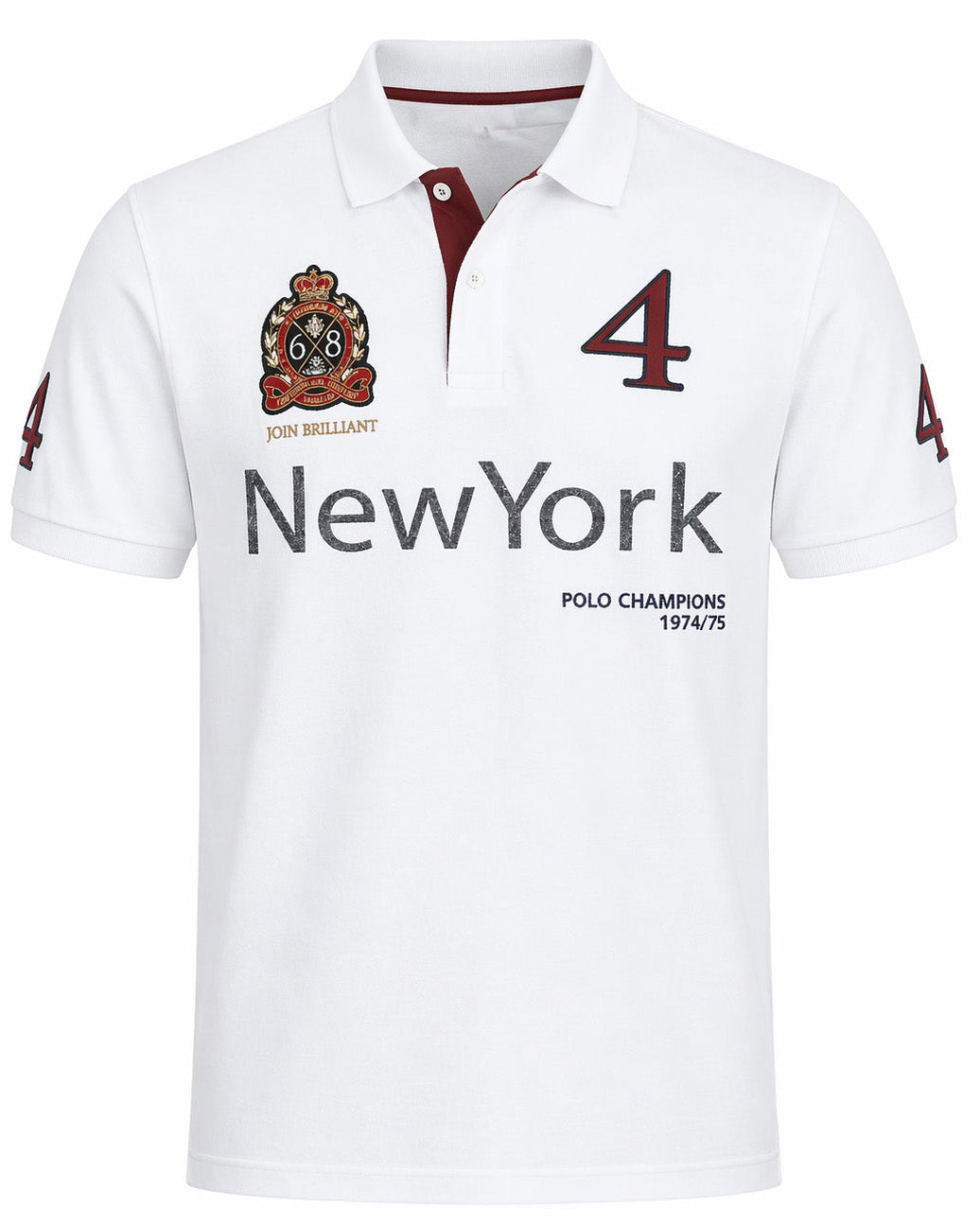 Polo shirt New York, white
