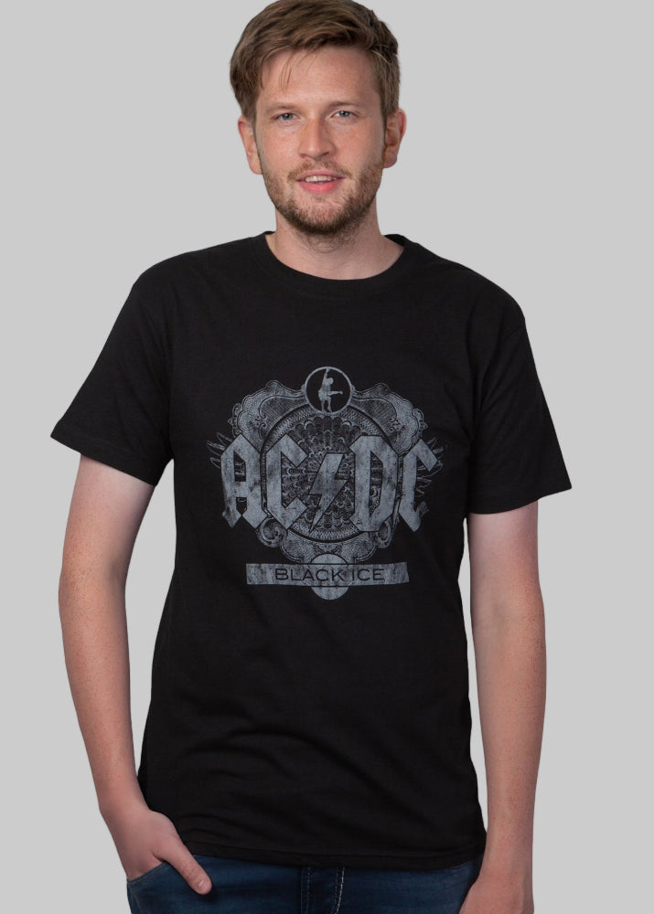T-shirt AC/DC "Black Ice" Black