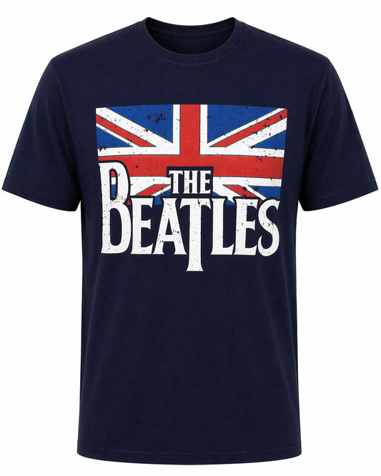 T-shirt Beatles "Vintage Flag" Blue