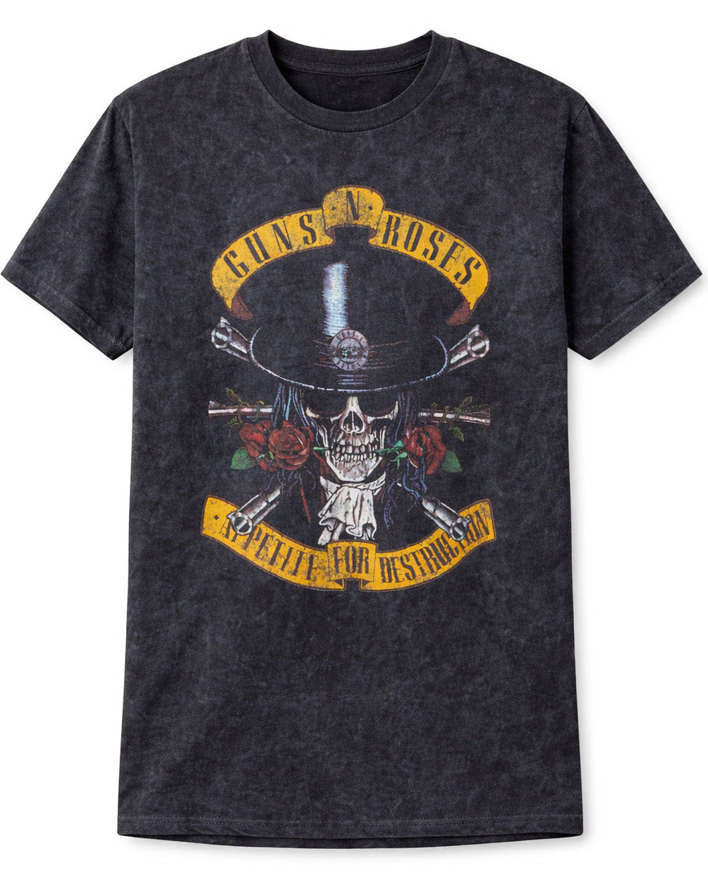 T-shirt Guns 'N Roses "Appetite For Destruction" Dip Dye