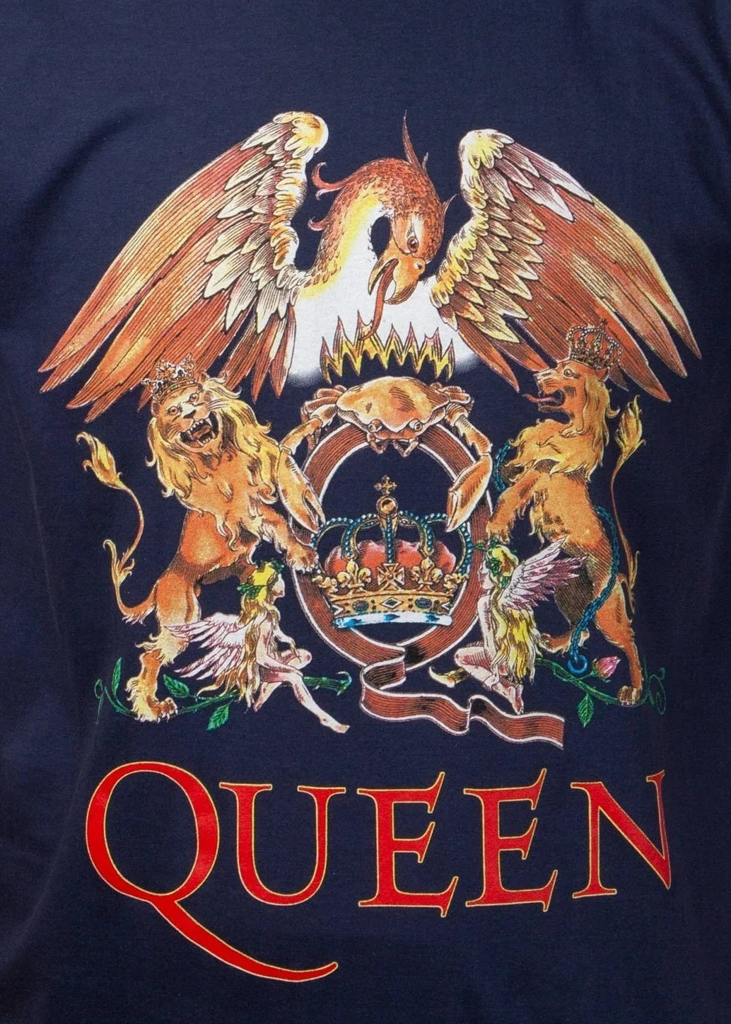 T-shirt Queen "Classic Crest" Blue