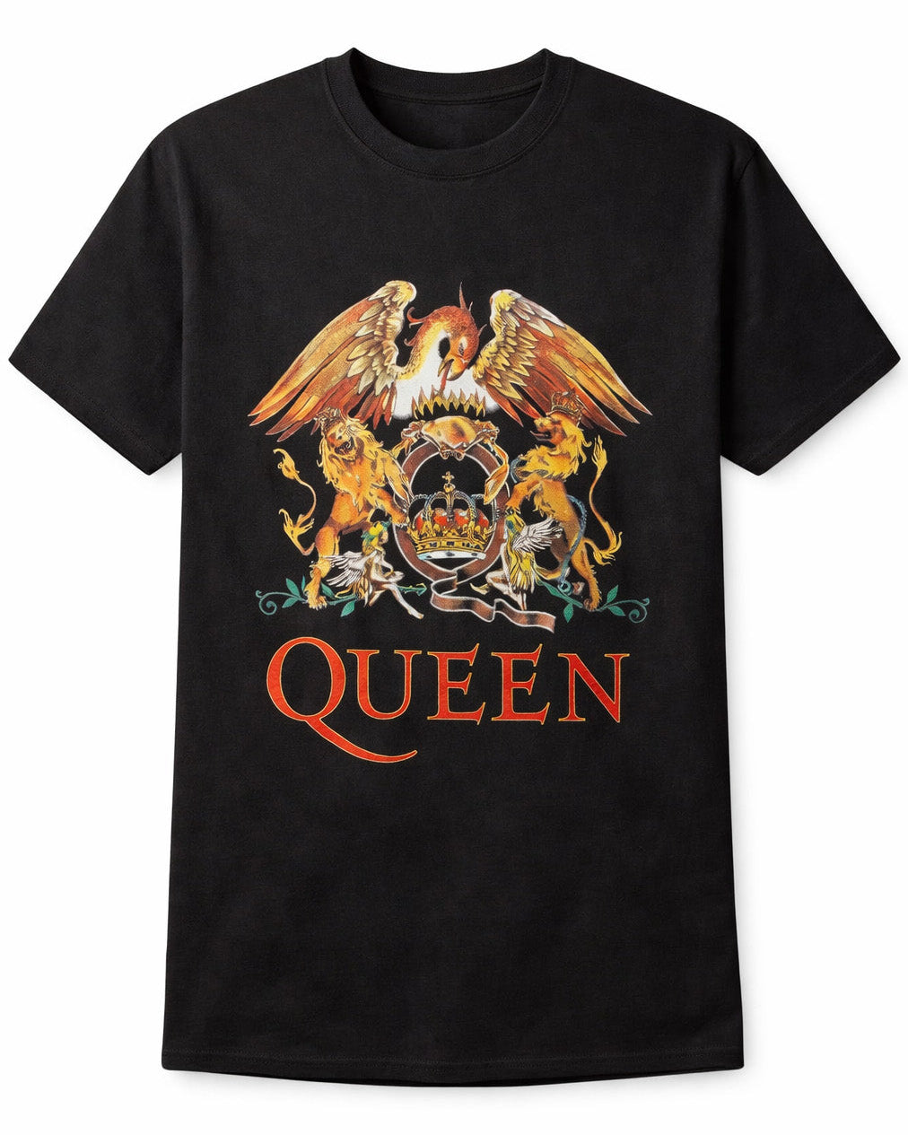 T-shirt Queen "Classic Crest" Black