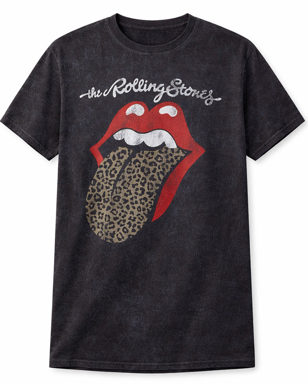 T-shirt The Rolling Stones "Leopard Tongue" Darkgrey