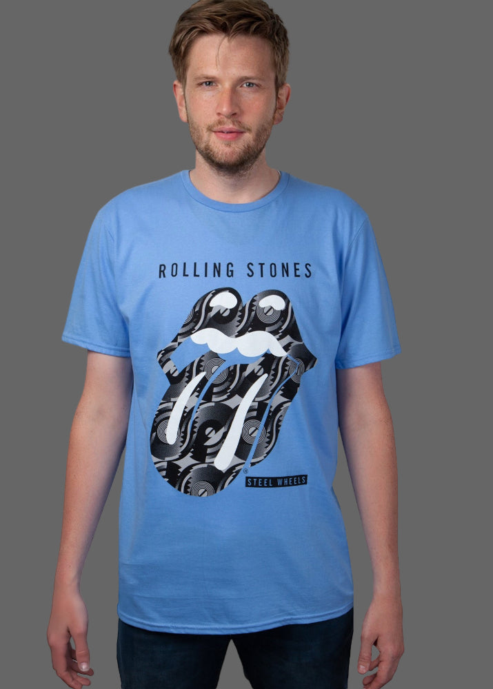 T-shirt The Rolling Stones "Steel Wheels" Blue