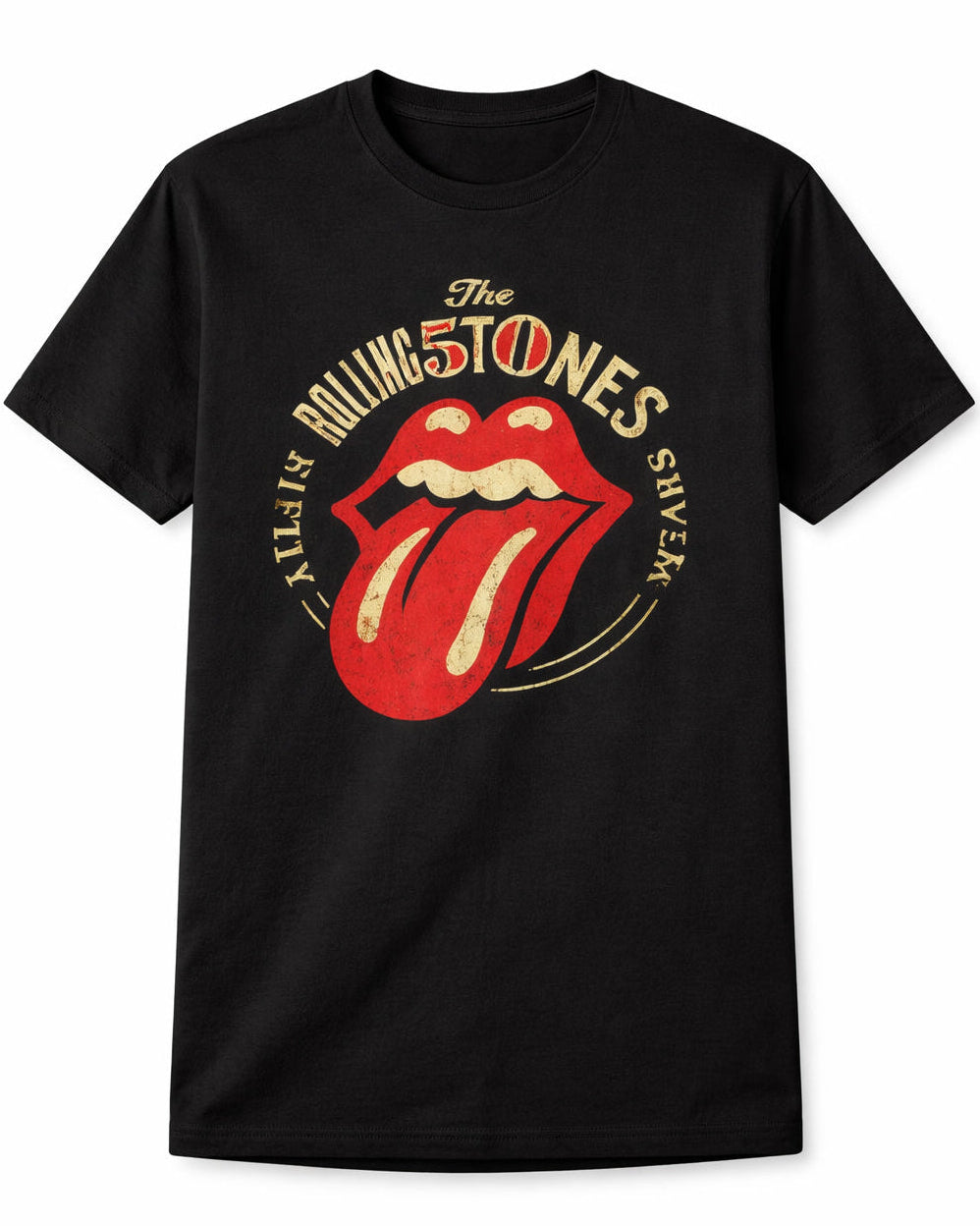 T-shirt The Rolling Stones black