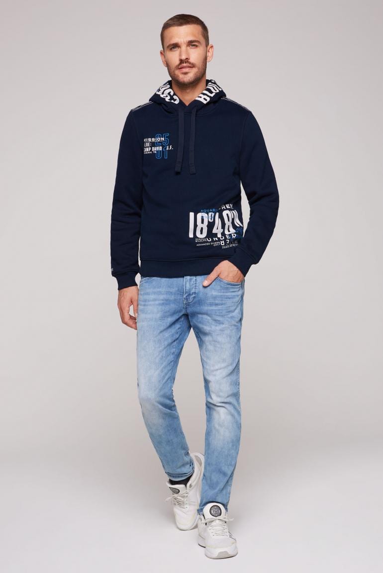 Camp David Make a Statement with CAMP DAVID's Striking Hooded Sweatshirt