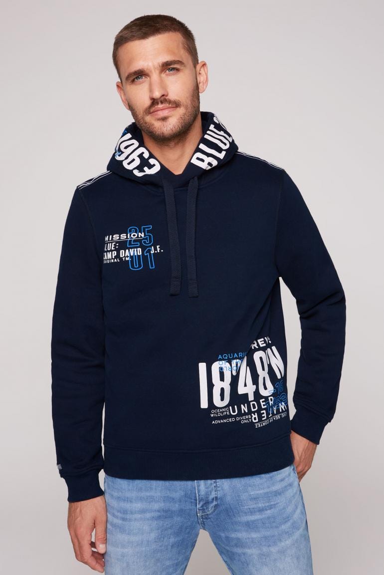 Camp David Make a Statement with CAMP DAVID's Striking Hooded Sweatshirt