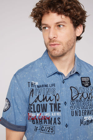 Camp David Shirt short sleeve Ocean Dive