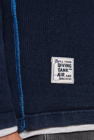 Camp David Stand Out with CAMP DAVID's Striped Knit Hoodie