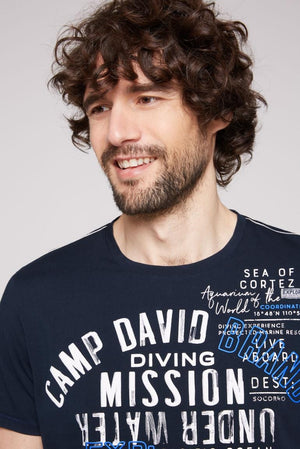 Camp David Stylish with this CAMP DAVID Dive-Inspired T-Shirt