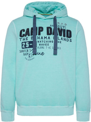 Camp David Sweatshirt Hoodie "Beach Life", Cool Mint