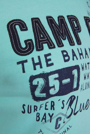 Camp David Sweatshirt Hoodie "Beach Life", Cool Mint