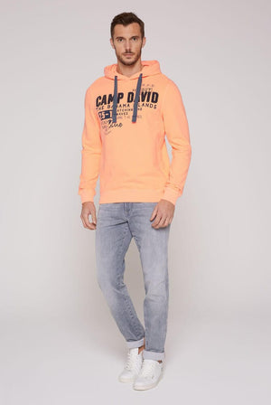 Camp David Sweatshirt Hoodie "Beach Life", Sunset Neon