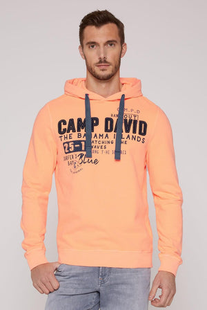 Camp David Sweatshirt Hoodie "Beach Life", Sunset Neon