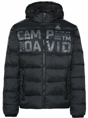 Quilted jacket with detachable hood