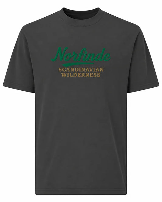 Norfinde Heritage Oversized T-Shirt – Scandinavian Style - Charcoal