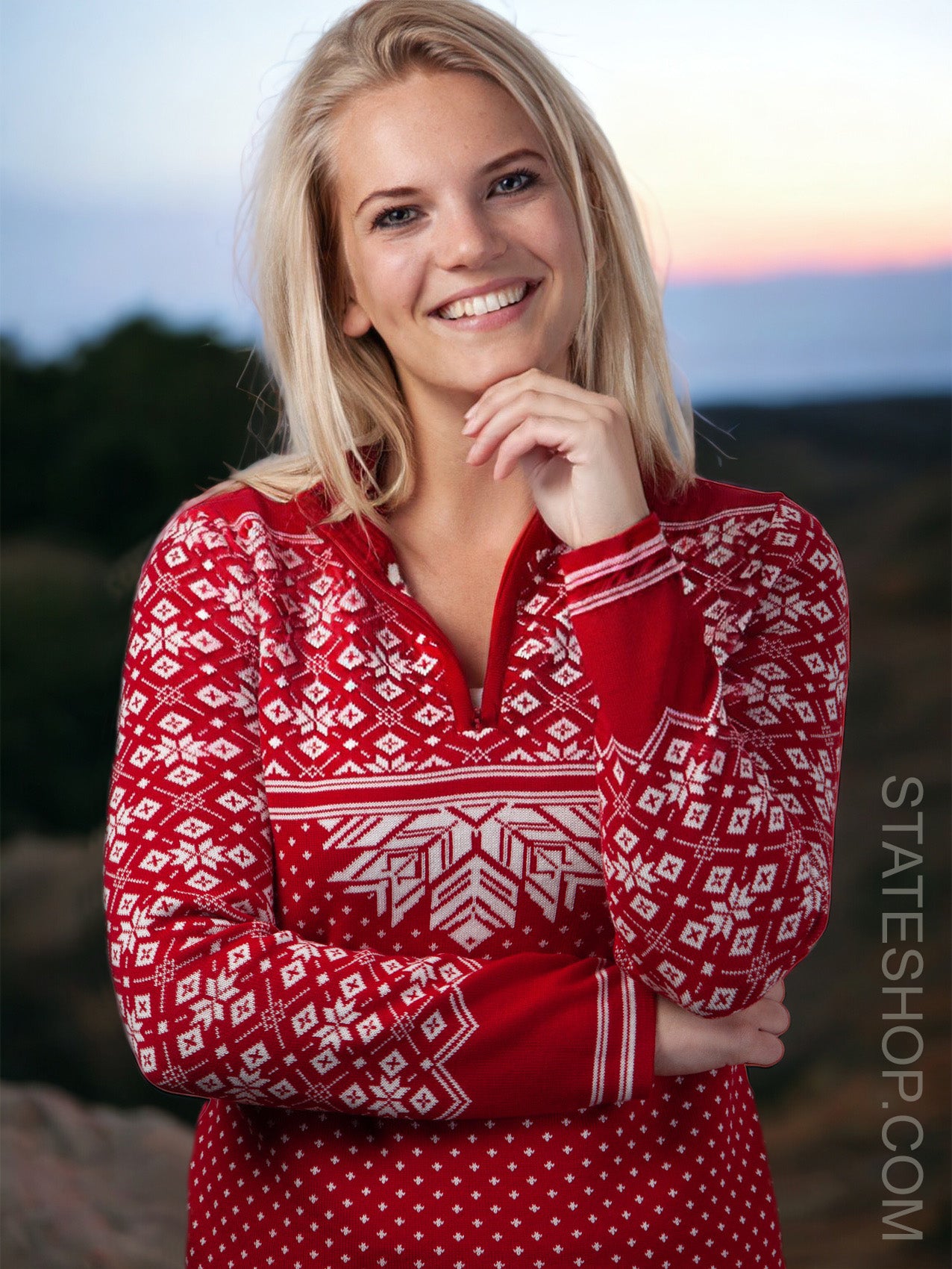 Nordic christmas sales jumper womens