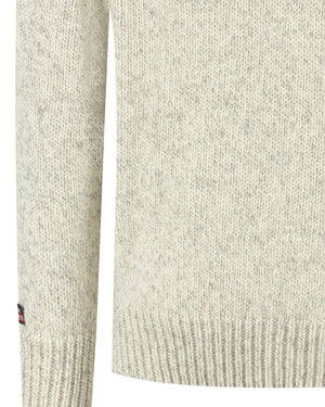 Norfinde Norwegian zip-up sweater in 100% pure new wool