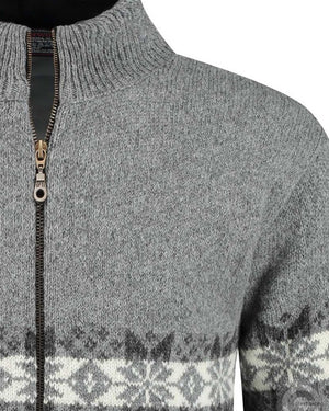 Norfinde Scandinavian cardigan in 100% pure wool