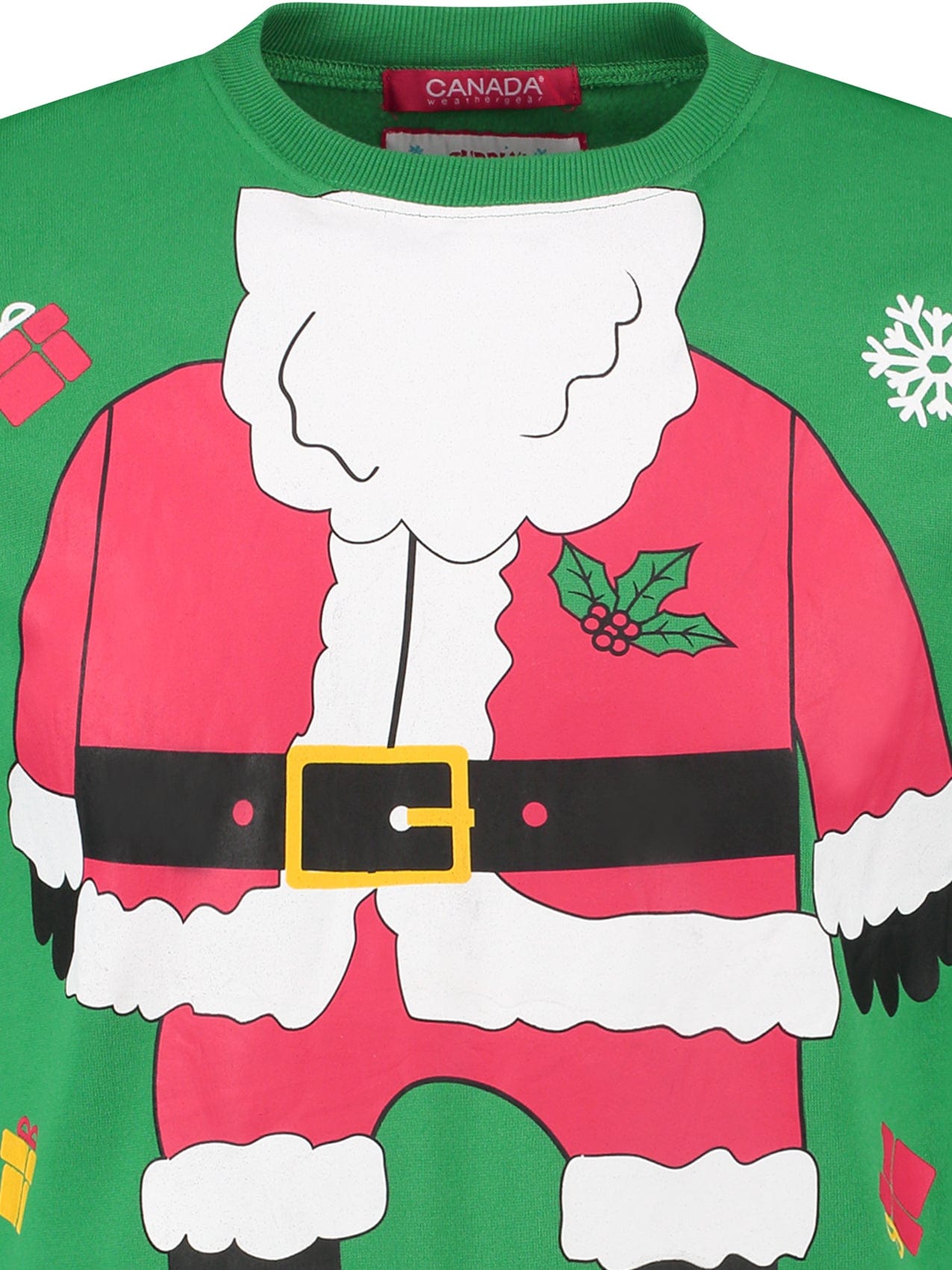Rockstarz Santa's Disguise Green Christmas Jumper