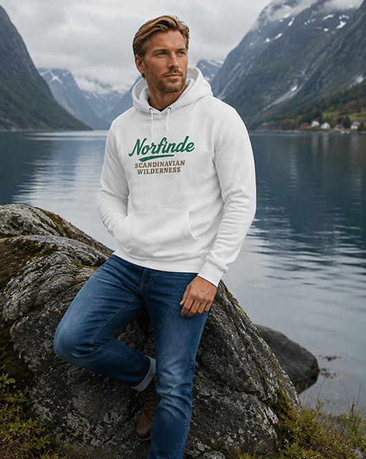 Norfinde Scandinavian Wilderness Eco Hoodie - White