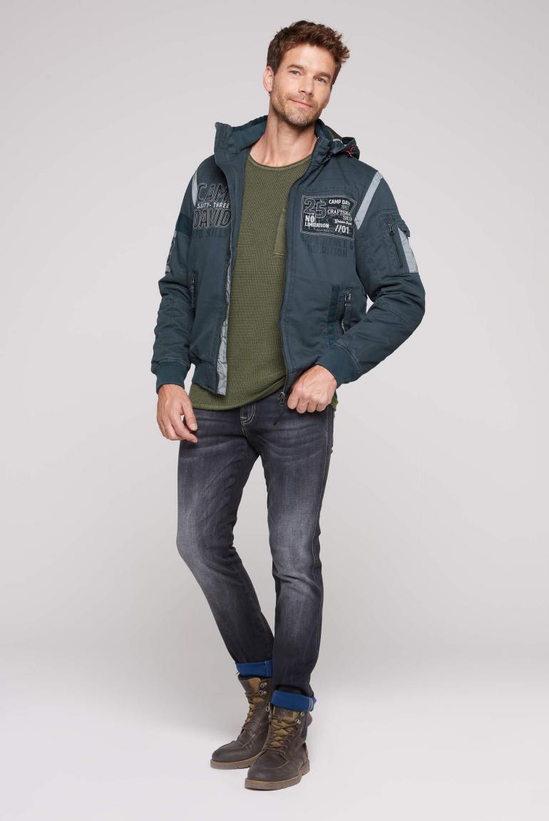 Camp David Gradient softshell jacket blue Stateshop Fashion