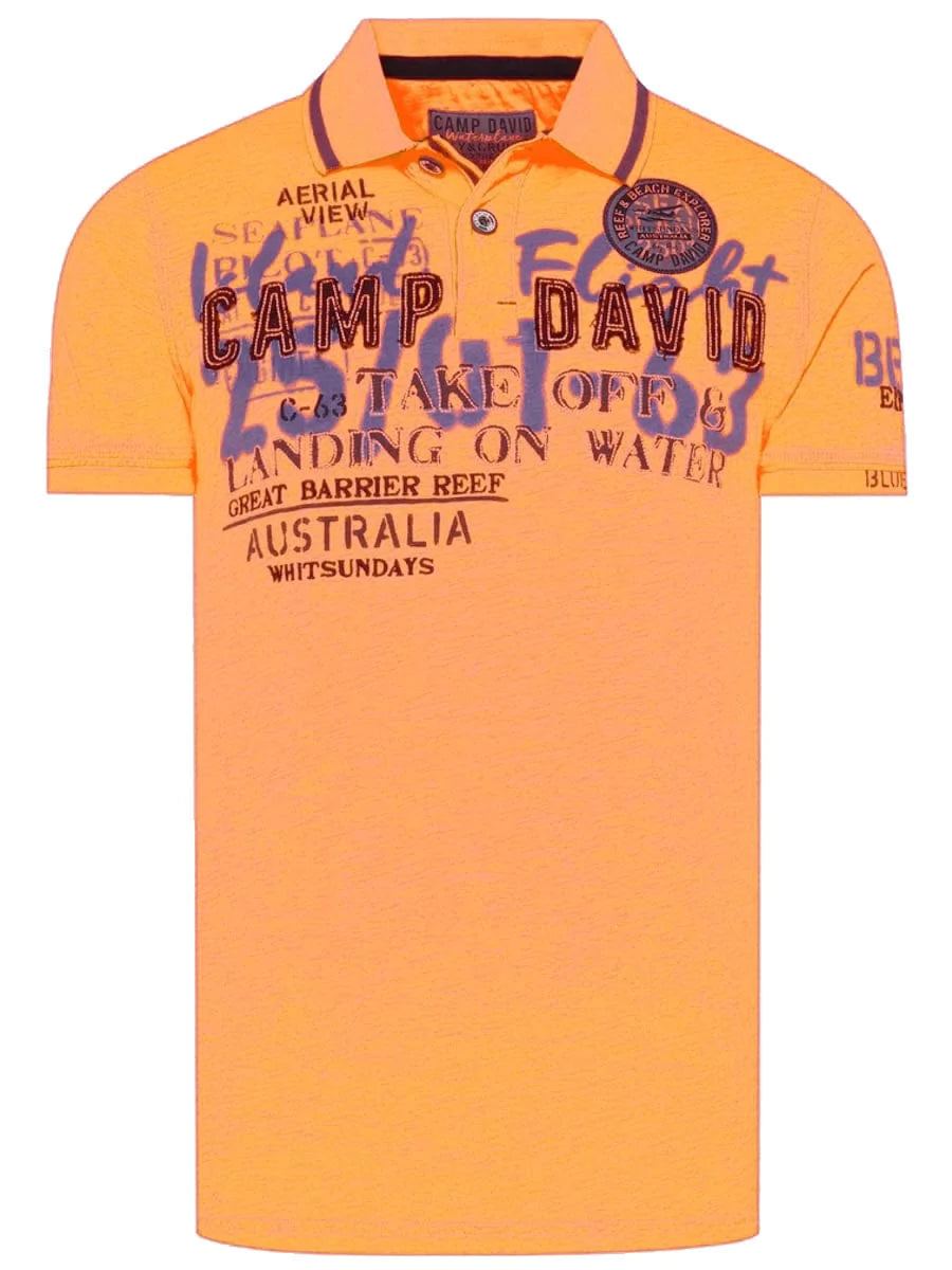 Camp DavidPoloshirt jersey"Fly and Cruise"