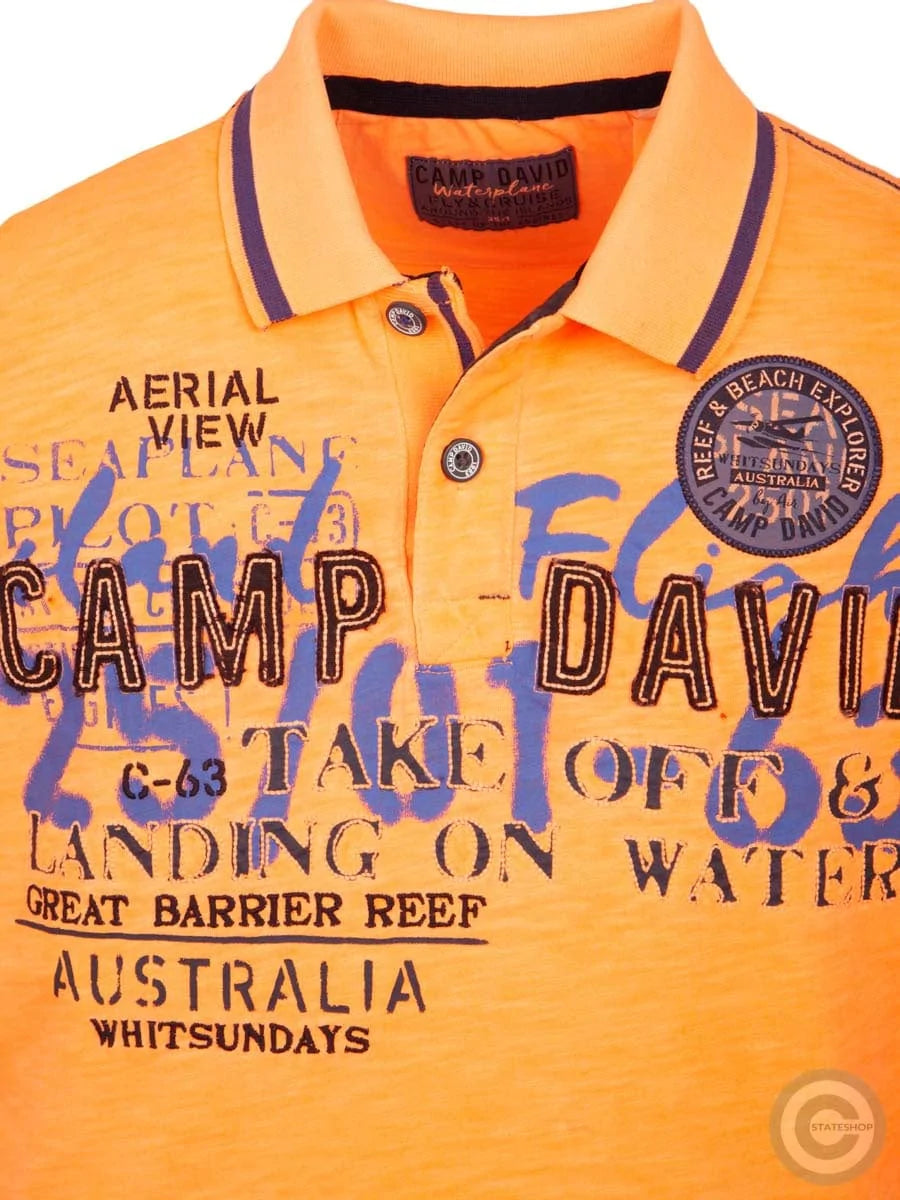 Camp DavidPoloshirt jersey"Fly and Cruise"
