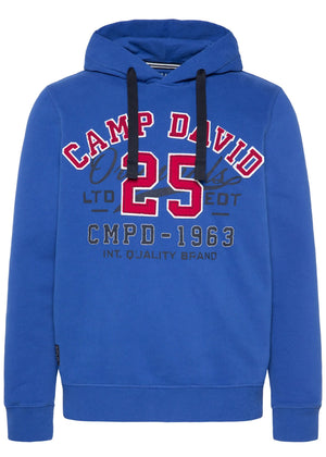 Camp David Retro hooded sweatshirt, blue