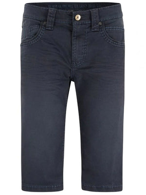 Camp DavidSkater denim shorts with wide seams, dark blue