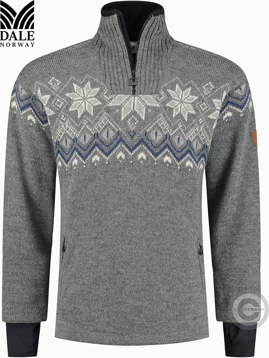 Dale of Norway Fongen Weatherproof men's sweater, Grey