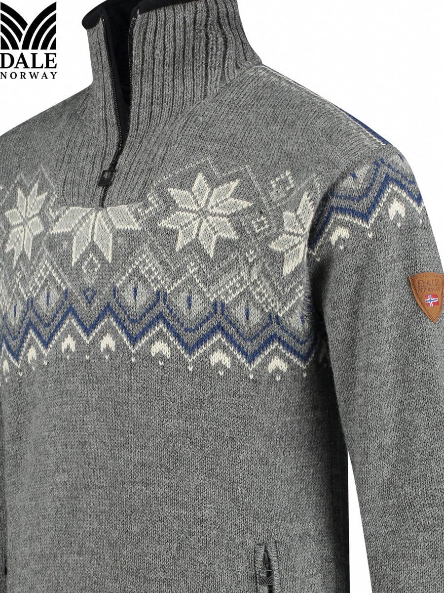 Dale of Norway Fongen Weatherproof men's sweater, Grey