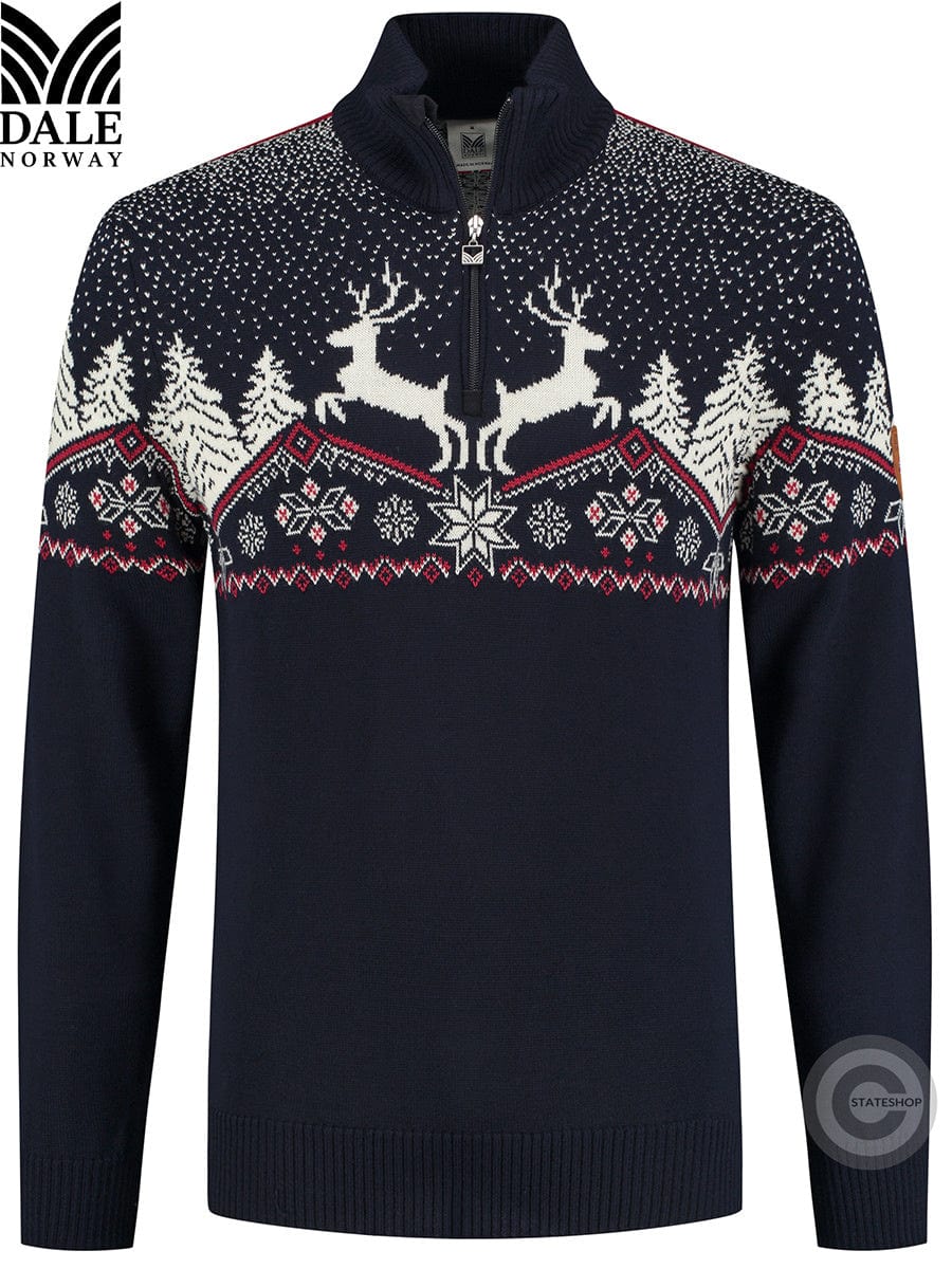 Dale of Norway Pullover "Reindeer" Donkerblauw