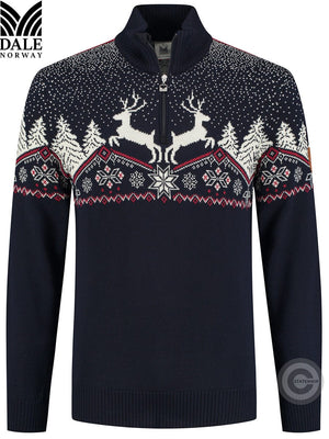 Dale of Norway Pullover "Reindeer" Donkerblauw