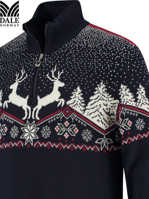 Dale of Norway Pullover "Reindeer" Donkerblauw