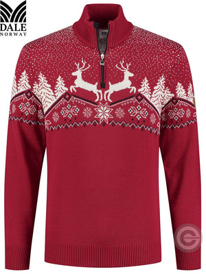 Dale of Norway Pullover "Reindeer" Red